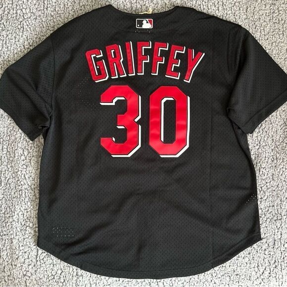 New Ken Griffey Mitchell & Ness Throwback Jersey - Picture 2 of 6